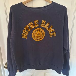 Notre Dame Women's Navy Sweater